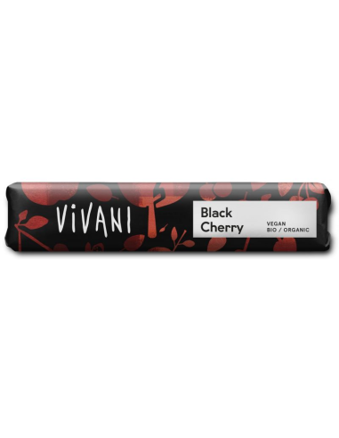 Chocolatina Black Cherry Vivani: Sabor intenso y natural