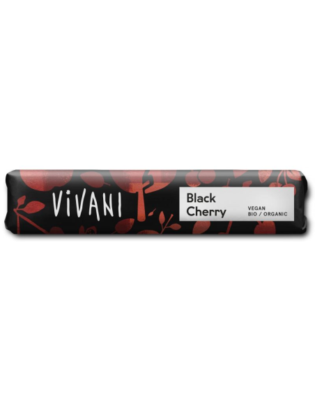 Chocolatina Black Cherry Vivani: Sabor intenso y natural