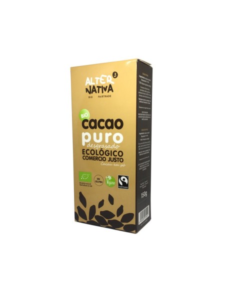 Cacao en Polvo Desgrasado Bio-Ft 150g Alternativa Natural