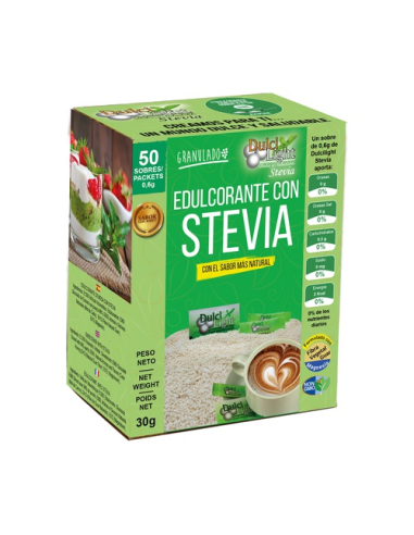 Edulcorante Stevia Zero 50 Sbrs Dulcilight, Dulzura Natural