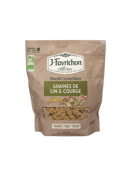 Crunchy Muesli Semillas De Lino Y Calabaza 350 G de Favricho