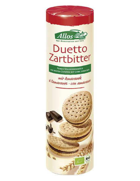 Galletas Bio Rellenas de Chocolate Negro Allos 330 g