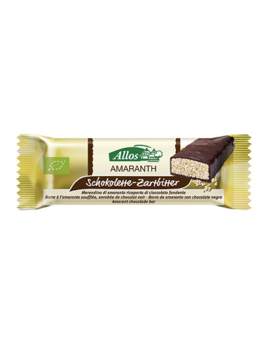 Barritas de Amaranto y Chocolate Negro Bio Allos 16 Uds