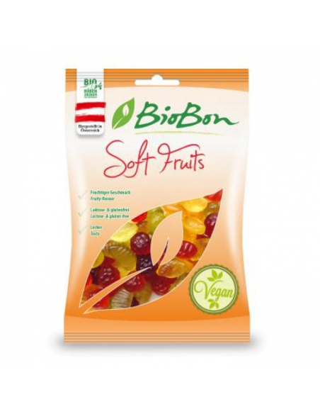 Caramelos de Goma Bio Frutas Sin Gelatina 100 g Biobon