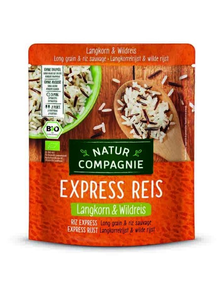 Arroz Grano Largo y Salvaje Bio 250g Granovita Express