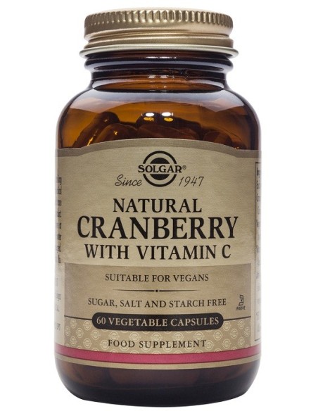Arándano Rojo con Vitamina C  60 cápsulas vegetales Solgar
