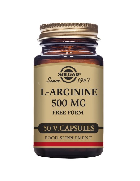 L-Arginina 500Mg. 50Vegicaps de Solgar
