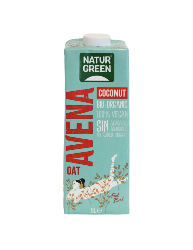 Bebida de Avena Coco 1 Litro de Naturgreen