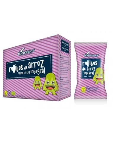 Rollitos Arroz Sabor Fresa de Soria Natural