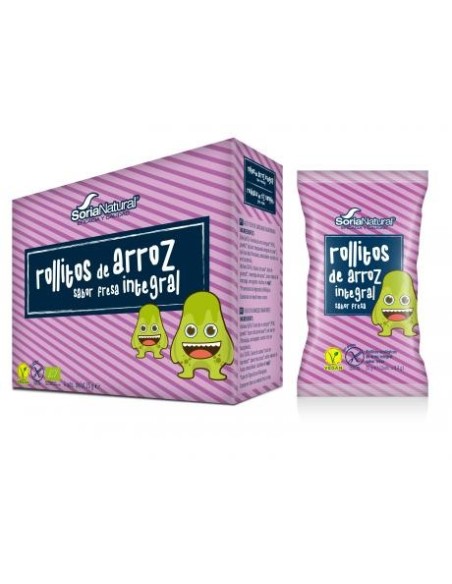 Rollitos Arroz Sabor Fresa de Soria Natural