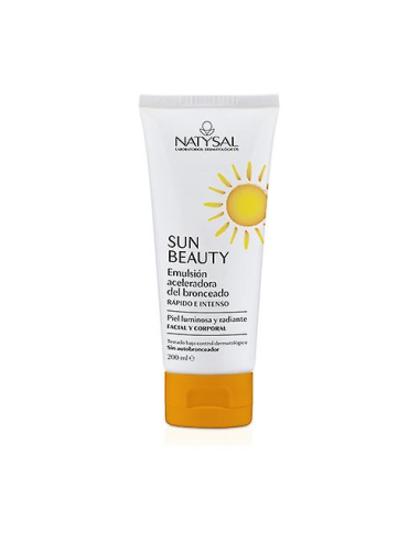 Crema Sun Beauty 200 ml Natysal  Protección y Cuidado Solar