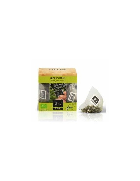 Te Verde Ginger Antiox Infusion 15Piramides.Eco Alma Home