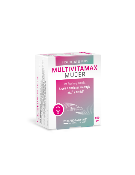 Multivitamax Mujer 30 cápsulas | Vitalidad y bienestar diario