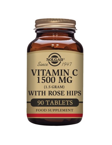 Vitamina C 1500Mg Rose Hips 90Com de Solgar
