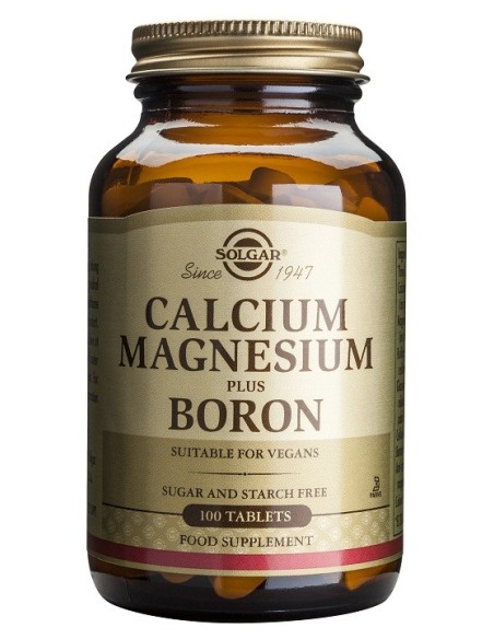 Calcio Magnesio con Boro  100 comprimidos Solgar