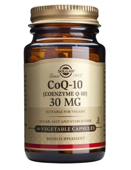 CoQ10 30 mg  90 cápsulas vegetales Solgar