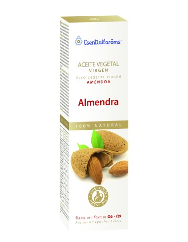 Aceite Vegetal Almendra Dulce 1L Esential Aroms Puro y Natural
