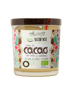 Crema Cacao Leche Avellanas Bio 200G Ecosana