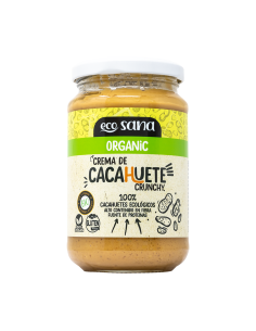 Crema Cacahuete Crunchy Bio 350G Ecosana