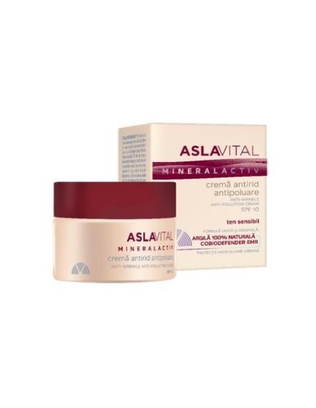 Crema Antiarrugas-Anticontaminacion Fps10 50 Mililitros Asla Vital (Dra. Ana Aslan)