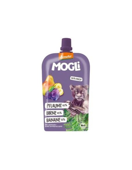 Smoothie Ciruela Pera Platano 6Udsx120 Gramos Demeter Mogli