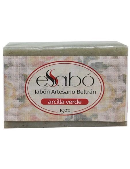 Essabo Jabón de Arcilla Verde 100g – Limpieza Natural