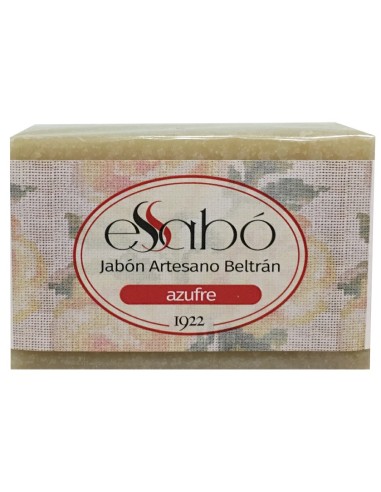 Jabón Natural de Azufre 100g Essabo Artesano – Piel Sana