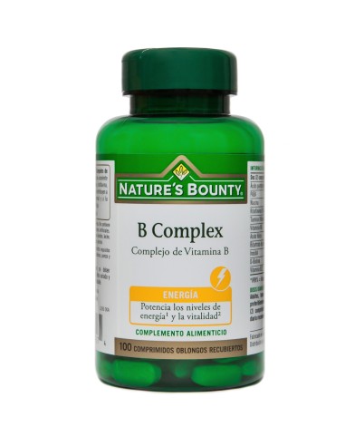 B-Complex 100 Nature’s Bounty – Energía y Vitalidad Diaria