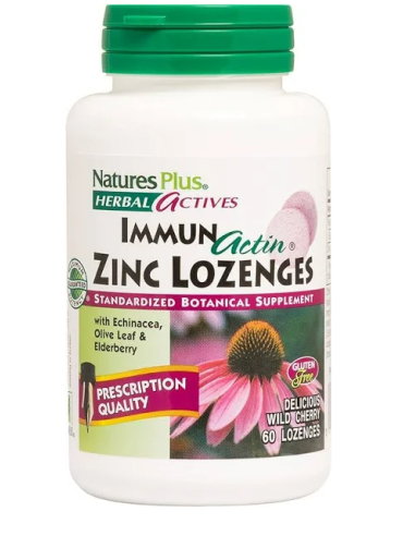 Immunactin Zinc Lozenges 60 Comp  Refuerza tu defensa natural