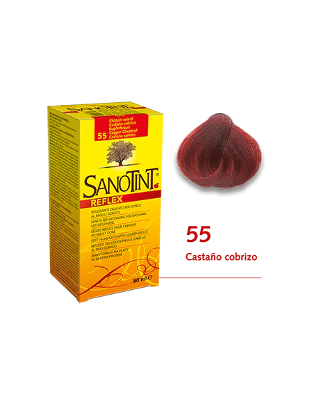 SANOTINT® Reflex 55 Castaño Cobrizo – Coloración Natural