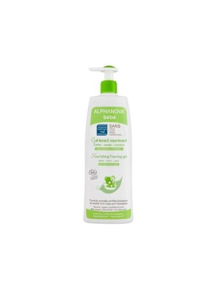 Gel Dermolimpiador Nutritivo Bebe 500 Mililitros Bio Alphanova