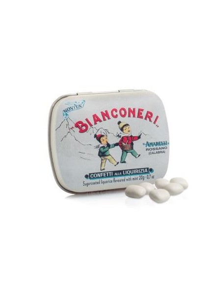 Bianconeri Menta Azucarado 12X50Gr. de Amarelli