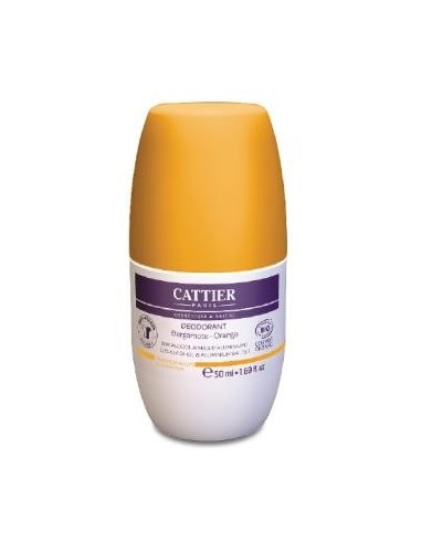 Desodorante Roll-On Frescor Citrico 24H 50Ml de Cattier