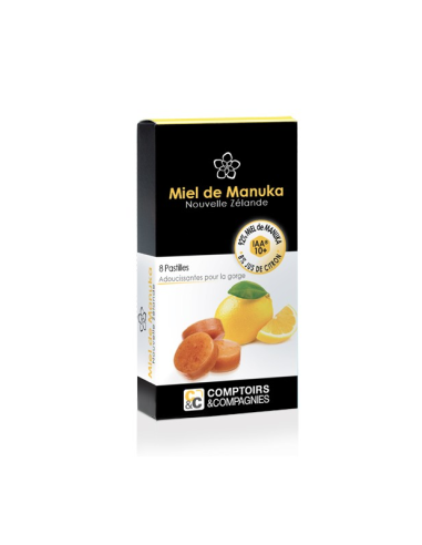 Pastillas Miel Manuka IAA10+ con Jugo de Limón 8%