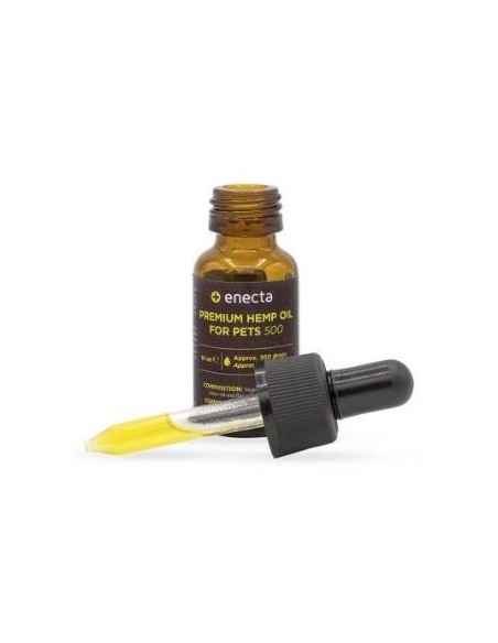Aceite De Cañamo Para Mascotas 500Miligramos 10 Mililitros Enecta