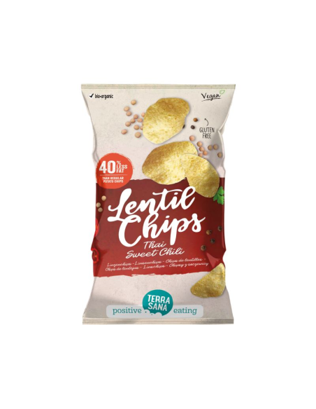 Chips de Lentejas Thai con Chile Dulce | Snack Saludable Terrasana