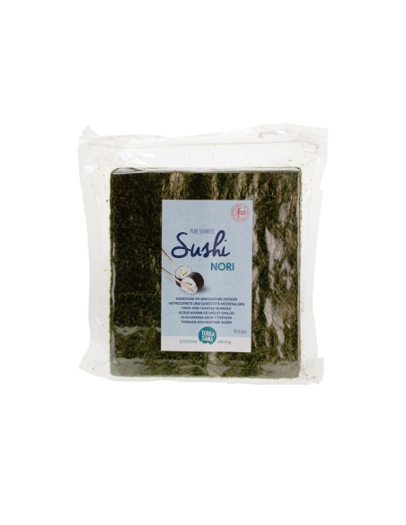 Terrasana Suchi Nori 50 Láminas Tostadas – Calidad Premium