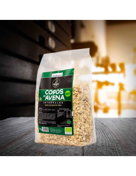 Copos Avena Gruesos Integral Bio 1Kg Sport Live Drasanvi