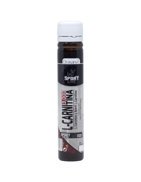 L-Carnitina Vial 25ml Sport Live Drasanvi  Energía y Rendimiento