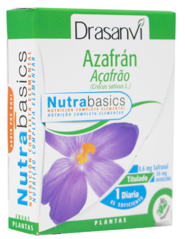 Azafrán 30 Cápsulas Nutrabasicos Drasanvi  Bienestar Natural