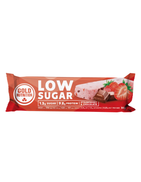 Protein Bar Low Sugar Covered Fresa & Chocolate - 30 G - 15