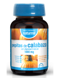 Calabaza Pepitas 1000 mg - 90 Cápsulas Dietmed Natural