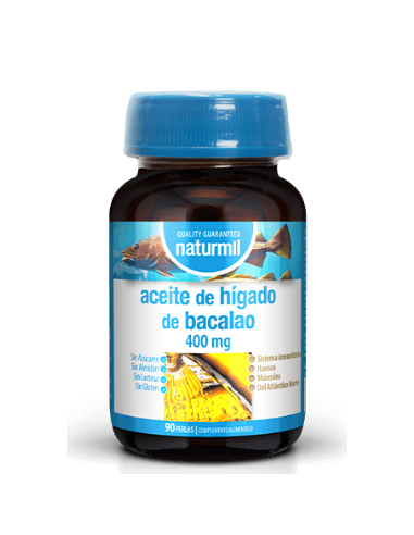 Aceite de Hígado de Bacalao 400 mg - 90 Cápsulas Dietmed