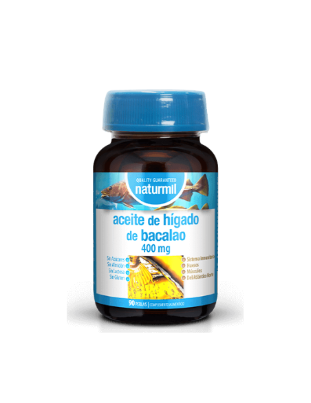 Aceite de Hígado de Bacalao 400 mg - 90 Cápsulas Dietmed