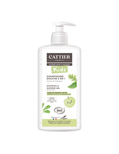 Champu Y Gel De Ducha Manzana Verde 500Ml de Cattier