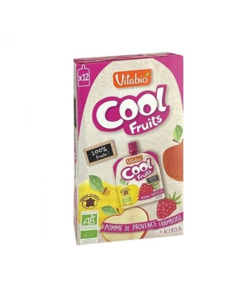 Vitabio Cool Fruits Manzana Frambuesa 12 x 90 g Natural