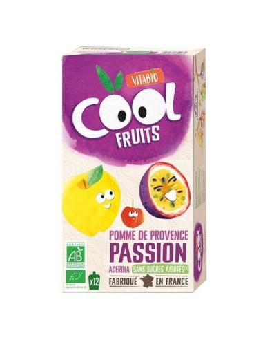 Vitabio Cool Fruits Manzana y Fruta de la Pasión 12x90g