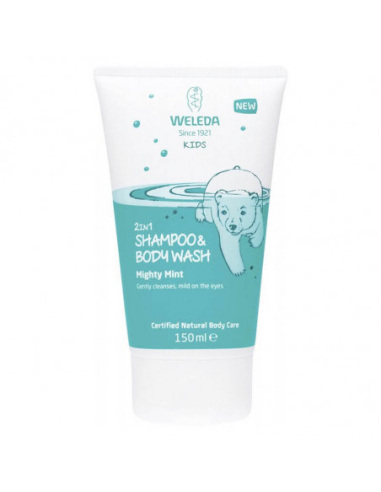 Menta Fresca Weleda 2 en 1 Shampoo & Gel Corporal 150 ml