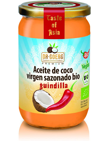 Aceite Bio Sazonado Chili Dr. Goerg 190 ml – Sabor Intenso