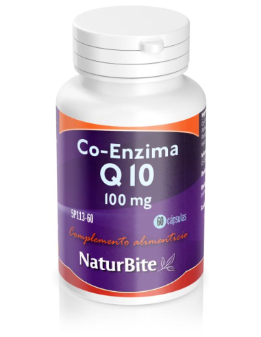 Co-Enzima Q10 100mg, 60 Caps. de NaturBite